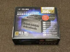 玄人志向　KRPW-GA750W/90+ 750W電源ユニット　中古