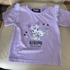 Kuromi ラベンダー Tシャツ 90サイズ