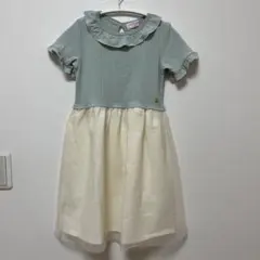 CUTE PARADICE フリル 半袖ワンピース 130cm チュール