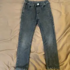 MPS ダークグレー ストレートレッグデニム 120