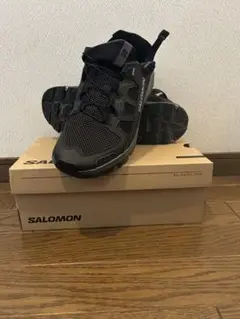 【美品】SALOMON TECHAMPHIBIAN 5 ブラック 27cm
