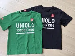 非売品　UNIQLO KIDS SOCCER Tシャツ 2枚セットのサムネイル