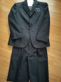 キッズスーツ 120cm 入学式 卒園式 セットアップ 男の子 フォーマル