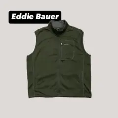 美品 Eddie Bauer カーキ ベスト 古着 used