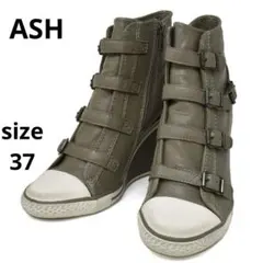 ASHウエスタン　インヒールブーツ ASH（アッシュ） ブーツ アッシュ「NOAH」厚底レースアップブーツ
