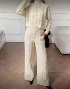 SHEIN セットアップ　ニットセットアップ