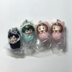 ヒロアカ 緑谷出久 飯田天哉 麗日お茶子 おくるみますこっとチャーム ガチャ