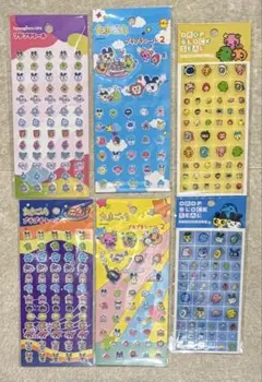 正規品　たまごっち ドロップブロックシール タイルシール　プチプチシール