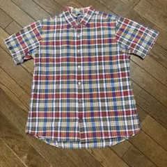 ビームス BEAMSチェックボタンダウンシャツ/ビームスボーイ　美品！のサムネイル