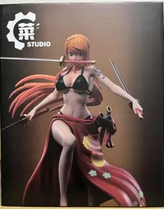 Cai-Studioワンピース　三刀流ナミ　レジン完成品