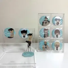 名探偵コナン セガラッキーくじ　江戸川コナン　灰原哀 赤井秀一 安室透 缶バッジ