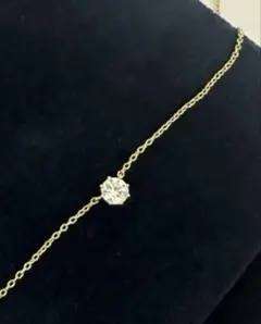【AHKAH 】ソルティアラウンドネックレス18kダイヤ0.15ct 約16万円