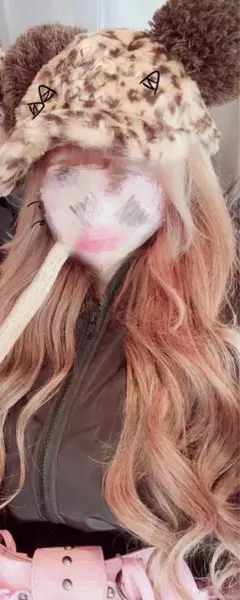 ディズニーヒョウ柄キャップ