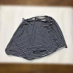 授乳ケープ　ボーダー柄