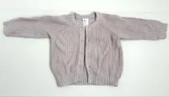 H&M ベビー 薄ピンクカーディガン