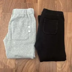petit main and.D ユニクロリブパンツ 2枚セット