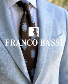 新品】FRANCO BASSI／ダイヤジャイアントモチーフ／ネイビー／オレンジ