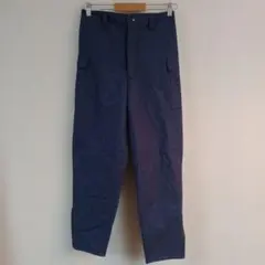 三連休限定値下げ！美品【暖パン】ダークブルー カーゴパンツ 2ポケット