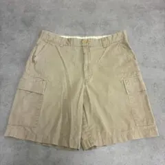 Nautica　カーゴショーツ　W35　カーキ　古着　ハーフパンツ　半ズボンのサムネイル