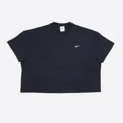 ★新品★ナイキ★ショート丈半袖Tシャツ (Black/XL)