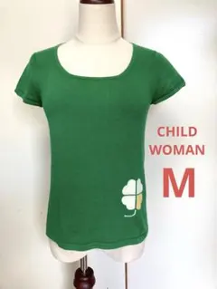 G☆ CHILD WOMAN 半袖 Tシャツ Mサイズ　グリーン　緑のサムネイル
