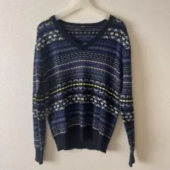 お値下げ致しました！ ⭐️Paul Smith ストライプ Vネック セーター M 2025年最新】Paul Smith ネック：Vネック メンズ ニット・セーターの