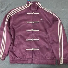 新年限定モデル アディダス 新中式 ジップアップジャケット パープル M