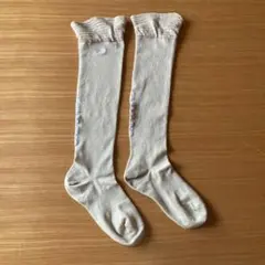 ニューバランス　ニーハイソックス　ベージュ