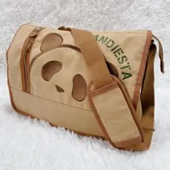 PANDIESTA JAPAN ショルダーバック　メッセンジャーバック ベージュ