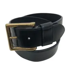 7D712-26 RALPH LAUREN ラルフローレン ブラックレザーベルト