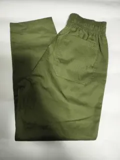 gu シェフパンツ オリーブグリーン メンズSサイズ