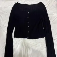 GU ブラック カーディガン Mサイズ