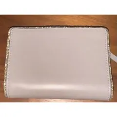 katespade ケイトスペード 財布 二つ折り シルバーグレー