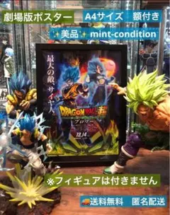 ドラゴンボール　映画　第20作　超 ブロリー　劇場版ポスター A4　額付