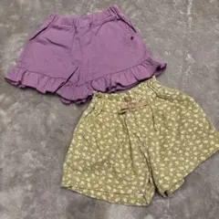 【2枚セット】アプレレクール　セラフ　パンツ　ショートパンツ　110cm