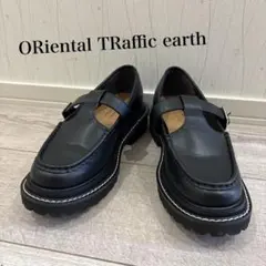 ORiental TRaffic earth コラボ メリージェーン 38 黒のサムネイル