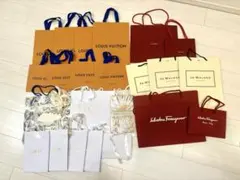 ハイブランドショッパー 紙袋 まとめ売り 23枚 LV Dior Cartier