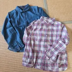 UNIQLO 　子供服　長袖シャツ 2枚セット 120cm