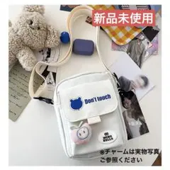 お子さまのお出かけに!ショルダーバッグ ブルー 青 新品未使用