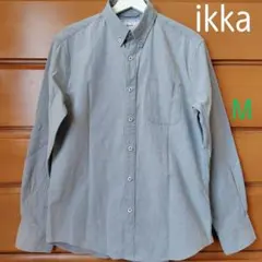 ☆ ikka イッカ イージーケアオックスボタンダウンシャツ 長袖 メンズ ☆のサムネイル