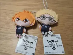 ハイキュー ぬいぐるみチャーム vol.1 烏野高校日向翔陽 月島蛍 2個セット