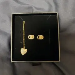 DIOR ピアス セット ゴールドカラー（訳アリ）