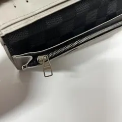 ルイ・ヴィトン 長財布 グレー ダミエ