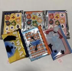 スシローぷちローセット　コラボ スンスン　クリアポーチ　シール コンプリート