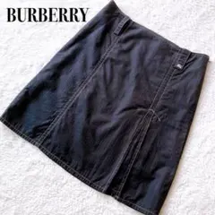 美品✨BURBERRY バーバリー プリーツスカート フレアスカート ホースロゴ