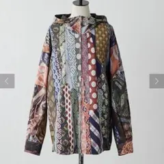 【新品】tomoki yurita ネクタイ柄フード付きリバーシブルブルゾンのサムネイル