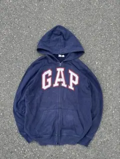00s oldgap 鬼フェード ネイビー ジップパーカー シティーボーイ