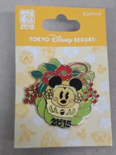 東京ディズニーリゾート ミッキーピンバッジ 2015