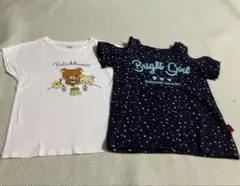 ユニクロ　リラックマ Tシャツ しまむら　肩出しTシャツ２枚セット150cm