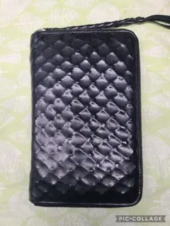 SHELLAC ×L.E.D.BITES Wネーム レザー長財布です。